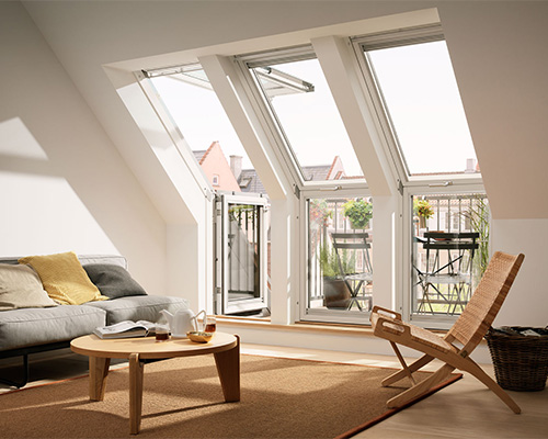 Ein kleiner Balkon inclusive, Danke VELUX.